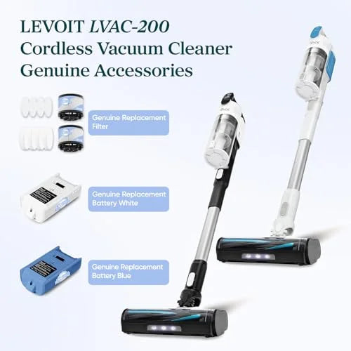 Levoit LVAC-200 Cordless Vacuum Replacement Battery (Blue)